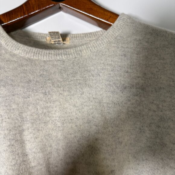 Malo 100% Cashmere Cardigan & Short Sleeve Sweater Set Oatmeal Size Medium - Picture 14 of 14